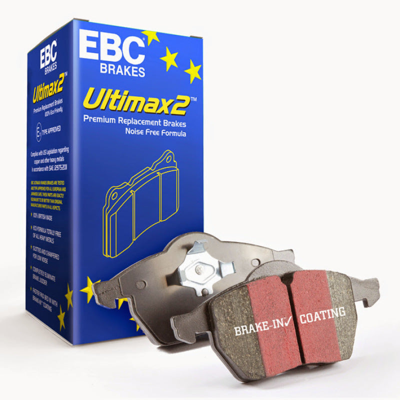 EBC 06-09 Volkswagen Touareg 3.6 (2 pin holes at top of backplate) Ultimax2 Front Brake Pads