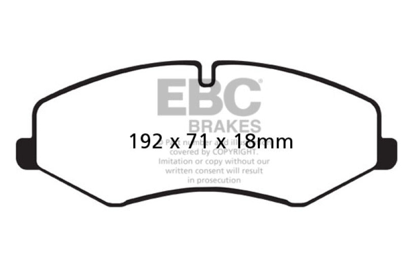 EBC 10-14 Land Rover LR4 5 Ultimax2 Front Brake Pads