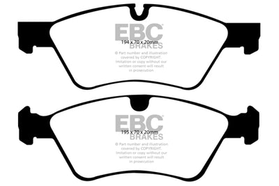 EBC 06 Mercedes-Benz E500 5.0 4-Matic Ultimax2 Front Brake Pads