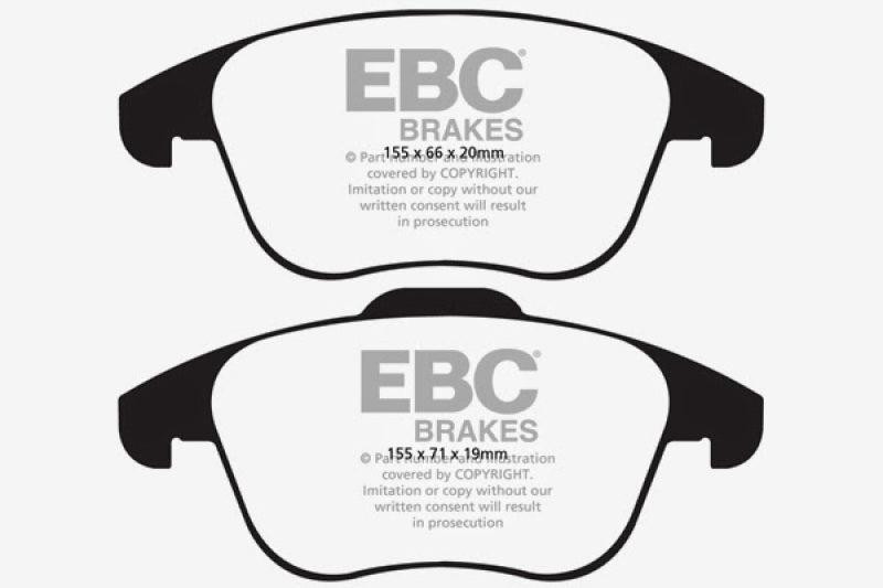 EBC 15 and up Audi Q3 2.0 Turbo Ultimax2 Front Brake Pads